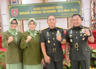 Brigjen TNI Rosidin M.SI (Han), M.Sc Emban Tugas Baru di Kemhan