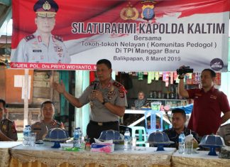 Kapolda Kaltim Bersilaturahmi dengan Masyarakat Manggar Baru.