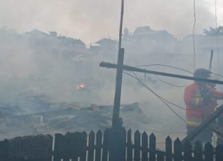 Sebanyak 62 Jiwa kehilangan Tempat Tinggal