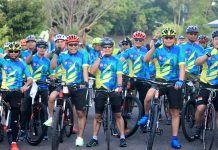 Jalin Sinergitas Pangdam Gowes Bersama Kapolda