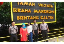 Berikan Rasa Aman, Polres Bontang Patroli di Obyek Wisata