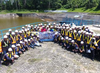 Mahasiswa Uniba Kunjungi Waduk Manggar