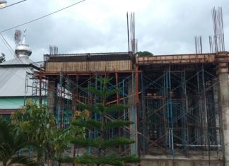 Pembangunan Masjid Alhidayah Sudah 35 Persen