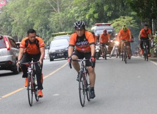 Bersilaturahmi Dengan Masyarakat Lewat Olah Raga Bersepeda