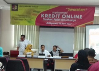 Universitas Mulia Balikpapan Gelar Sarasehan “Implementasi Kredit Online” Manfaat Resiko dan Solusinya