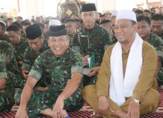 Pangdam VI/Mulawarman: Sholat Mencegah Perbuatan Keji dan Mungkar, Serta Menjadi Sarana Komunikasi Kepada Allah SWT