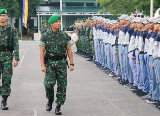 Penataran Kader Bela Negara oleh Kodam VI Mulawarman di Ikuti 250 Pelajar se-Kaltim