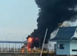 Kios BBM Terapung Ludes Terbakar