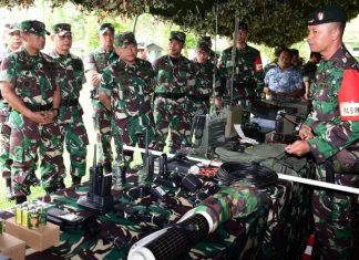 Pangdam VI Mulawarman Cek Langsung Kesiapan Pasukan Batalyon R 600 Modang