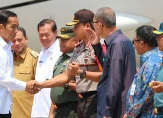Tinjau Calon Ibu Kota Baru, Polda Kaltim Amankan Kunjungan Presiden RI di Balikpapan