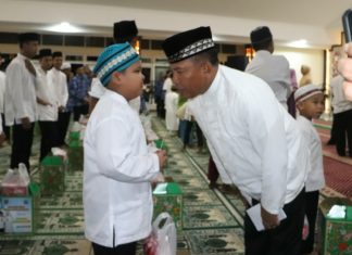 100 Anak Yatim Hadiri Buka Puasa Bersama Pangdam VI Mulawarman