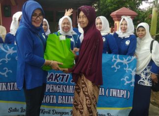 Peduli Sesama, DPC IWAPI Kota Balikpapan, Berbagi.