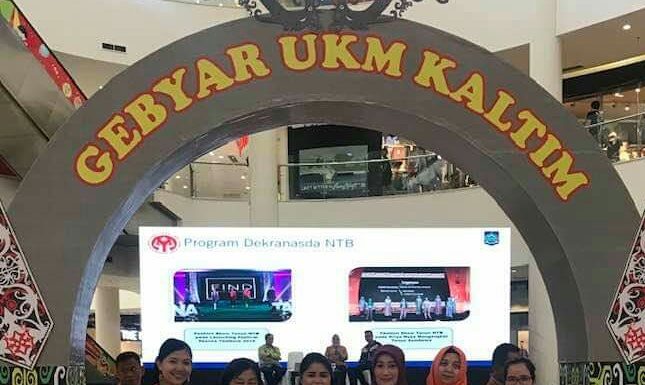 Dekranasda Kubar Tampilkan Batik Takaq Krioongk Pada Gebyar UKM di Provinsi NTB