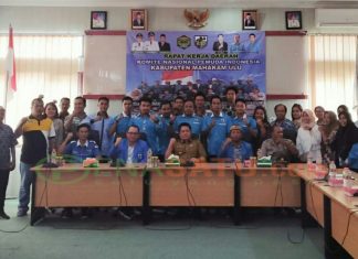 Rakerda KNPI Mahulu di Hadiri Bupati