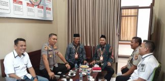 Kapolres Terima Ketua NU, H. Chusaiful dan Ketua MUI Kubar KH.Achmad Asrory