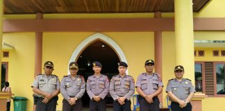 Waka Polres Kubar Pimpin Langsung Pengamanan Rumah Ibadah