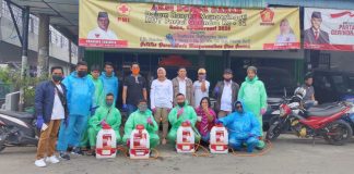 Sahabat Rahmatia dan Tidar Balikpapan Semprot Kawasan Marga Sari