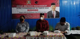 Budiono Minta Maaf, Aspirasi Warga Belum Bisa Dilaksanakan 100 Persen