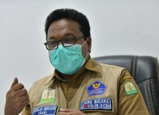 Kasus Terkonfirmasi Positif di Aceh Bertambah 26, Sembuh 17 Orang