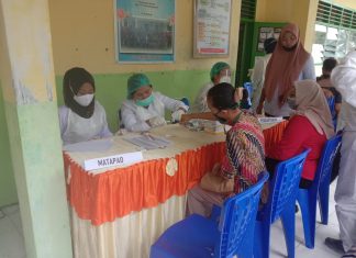 963 Anggota KPPS se-Kecamatan Teluk Mengkudu Dirapid Test