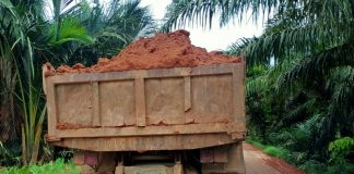 Jalan Rusak di Lalui Truk Pengangkut Tanah, Camat : Galian C di Sei Rampah Sudah Kantongi Izin dari Provinsi Sumut