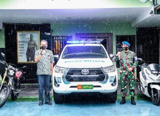 Pemkot Samarinda Bantu Kendaraan Operasional Denpom