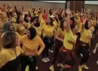 Senam Zumba, Abaikan Prokes Covid -19, Humas : Ini Bukan Kegiatan Pemerintahan Lombok Tengah