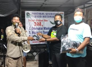 Cegah Penyebaran Covid-19, CV RJM Berikan Bantuan Masker.