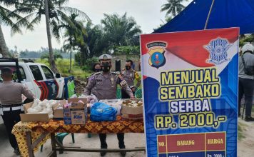 Satlantas Polres Sergai Giat Laksanakan Kedai Murah Serba 2000