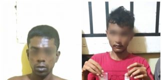 Transaksi Narkotika, Dua Pria Mocok-mocok Diciduk Polisi