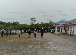 Gelar Upacara K3 di Masa Pandemi, PT.SGP Tetap Dengan Prokes Covid-19