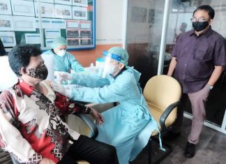 Wali Kota Balikpapan Saksikan Langsung Vaksinasi Tahap Dua