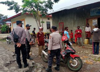 Polsek Lembor Laksanakan Operasi Yustisi,Terapkan 5M