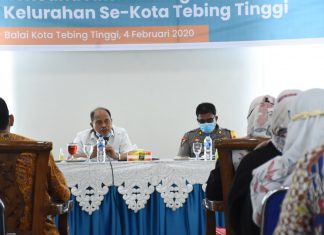 Wali Kota Tebing Tinggi Pimpin Rapat Evaluasi Rencana Aksi Penyusunan dan Penanganan Covid-19