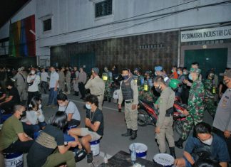 Cegah Penularan Corona, Pedagang Angkringan di Kesawan Kembali Ditertibkan