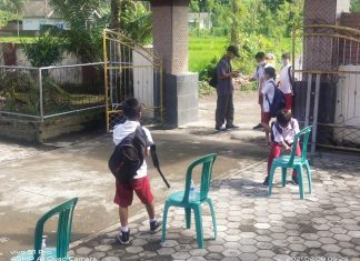 Belajar Tatap Muka di Masa Pandemi, SDN 3 Bodak Loteng Terapkan Prokes Ketat