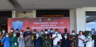 Vaksinasi Covid-19 Tahap Pertama Kabupaten Manggarai Capai 91,5 Persen