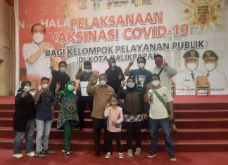 Vaksin Bagi Pemberi Jasa Layanan Publik Tahap II Sesi ke 2 dikuti 250 Peserta Termasuk Jurnalis