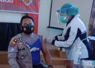 175 Orang Polisi Manggarai Divaksin Covid-19