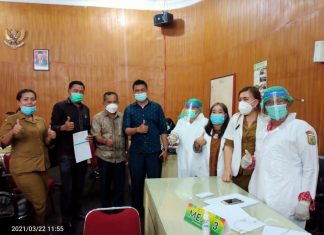 45 Anggota DPRD Sergai Jalani Suntik Vaksin Tahap I