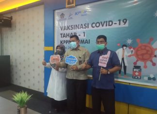 KPPN Kota Dumai Vaksin 21 Karyawan, Kepala Kantor Jadi yang Pertama