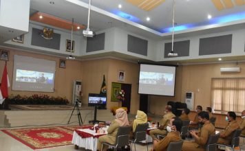 Bupati Langsung Sidak Kehadiran ASN Pemkab Sergai Di Hari Pertama Kerja Pasca Libur Lebaran Secara Virtual