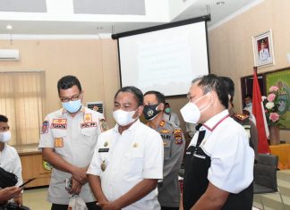 Evaluasi dan Monitoring PPKM Mikro, Sergai Keluar dari Zona Oranye
