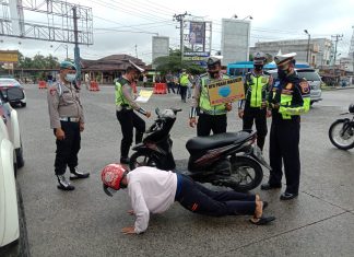 Cegah Penyebaran Covid-19, Polres Sergai Gelar Patroli Gabungan Ops Yustisi Terpadu