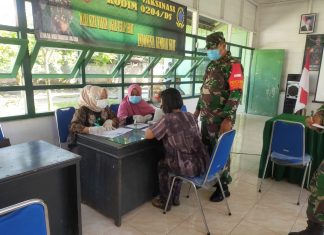 Kodim 0204/Deli Serdang laksanakan Serbuan Vaksinasi di Wilayah Kota Tebing Tinggi