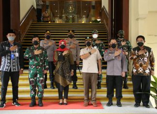 Kapolri Tekankan Forkopimda Klaten Pastikan Prokes Agar Perekonomian Warga Berjalan