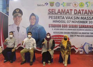 Hadir di Vaksinasi Massal Garapan TP PKK Samarinda dan BKKBN Kaltim, Ini Kata Wali Kota Samarinda