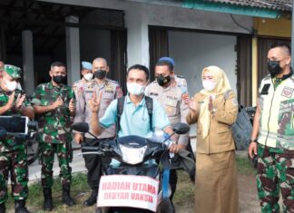 Undian Gebyar Vaksin Berhadiah Polres Tapteng, Ini Para Pemenangnya