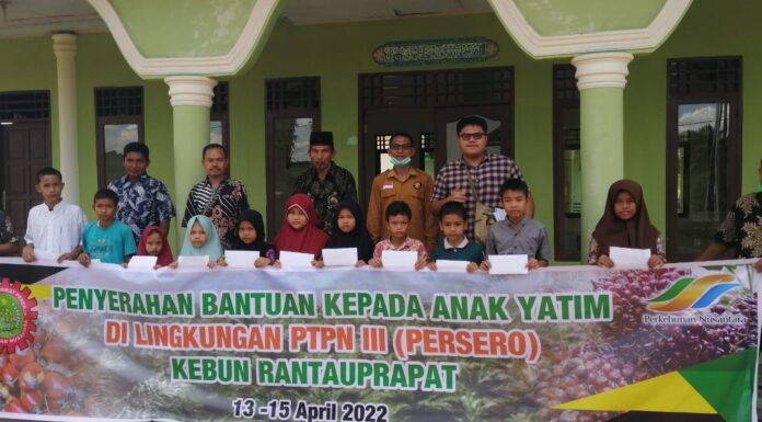 Peduli Sesama di Bulan Ramadhan, Kebun PTPN III Janji Bagikan Santunan kepada Anak Yatim