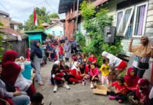 Meriah, Perayaan HUT RI di RT 15 Dihadiri Ketua LPM Baru Ilir